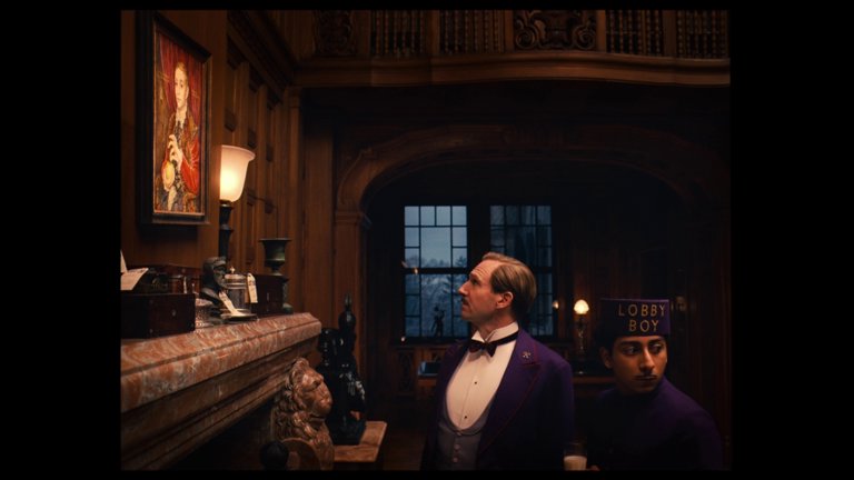 Screen capture from The Grand Budapest Hotel