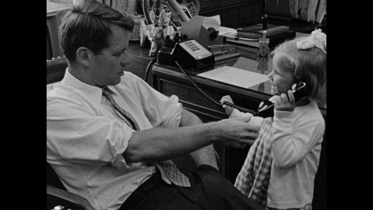 Screen capture from The Kennedy Films of Robert Drew & Associates