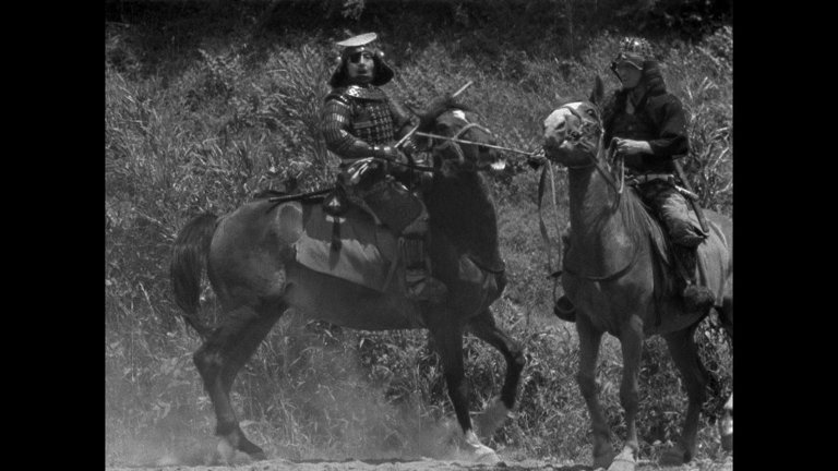 Screen capture from Seven Samurai