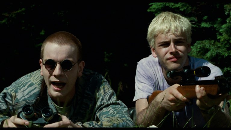 Screen capture from Trainspotting