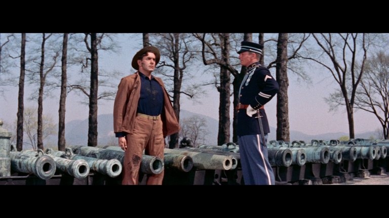 Screen capture from The Long Gray Line