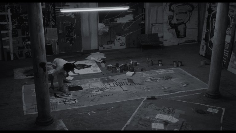 Screen capture from Basquiat