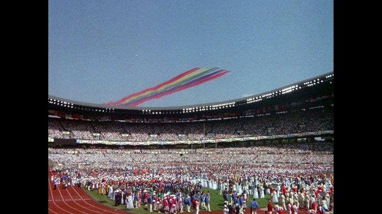 Screen capture from 100 Years of Olympic Films