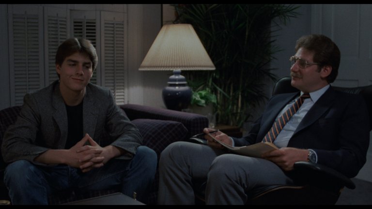 Screen capture from Risky Business
