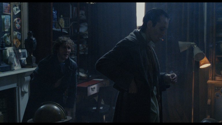 Screen capture from Withnail and I