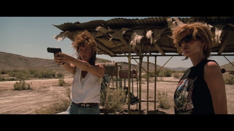 Screen capture from Thelma & Louise