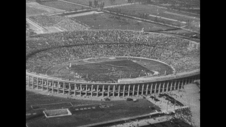 Screen capture from 100 Years of Olympic Films