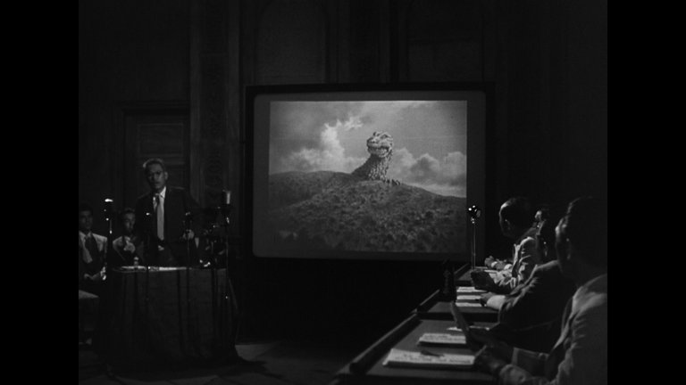 Screen capture from Godzilla