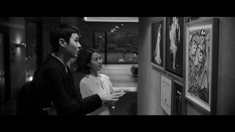 Screen capture from Parasite