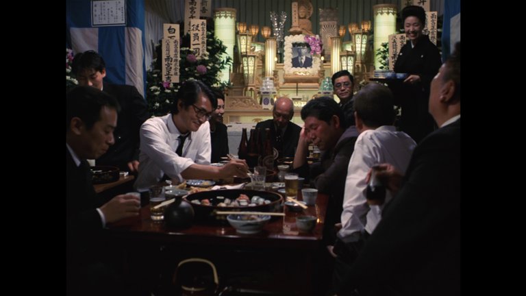 Screen capture from The Funeral