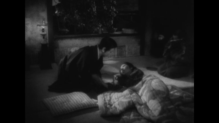 Screen capture from The Story of the Last Chrysanthemum