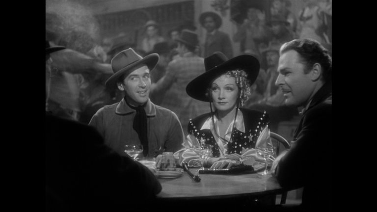 Screen capture from Destry Rides Again