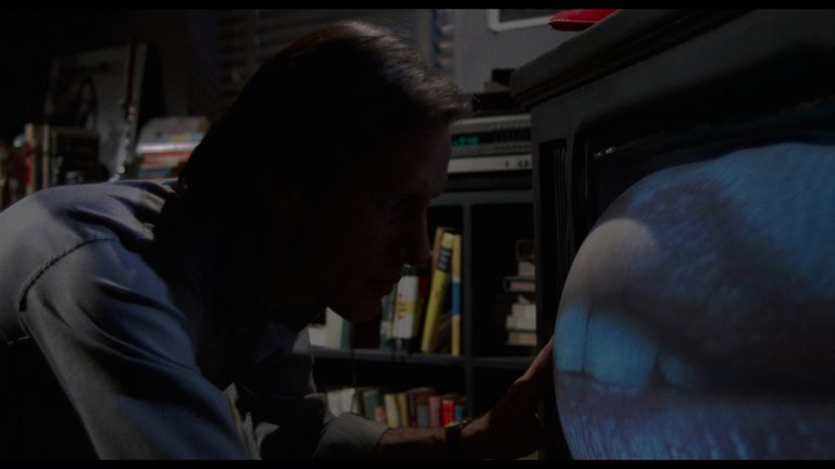Screen capture from Videodrome