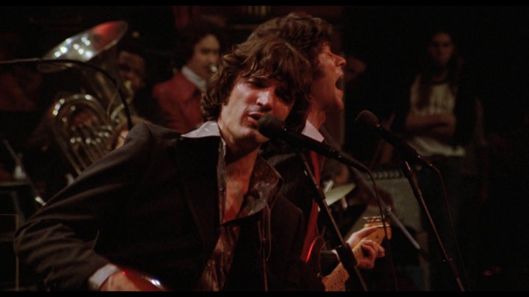 Screen capture from The Last Waltz