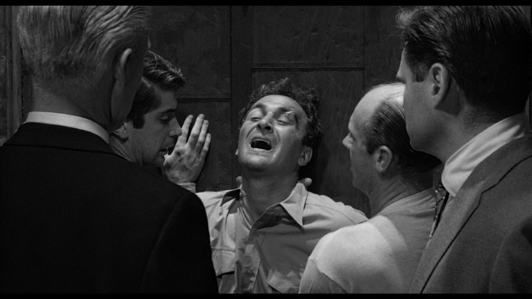 Screen capture from The Garment Jungle