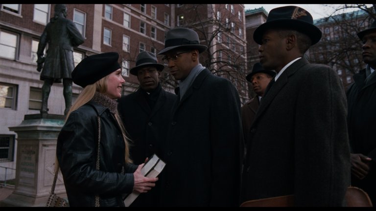 Screen capture from Malcolm X