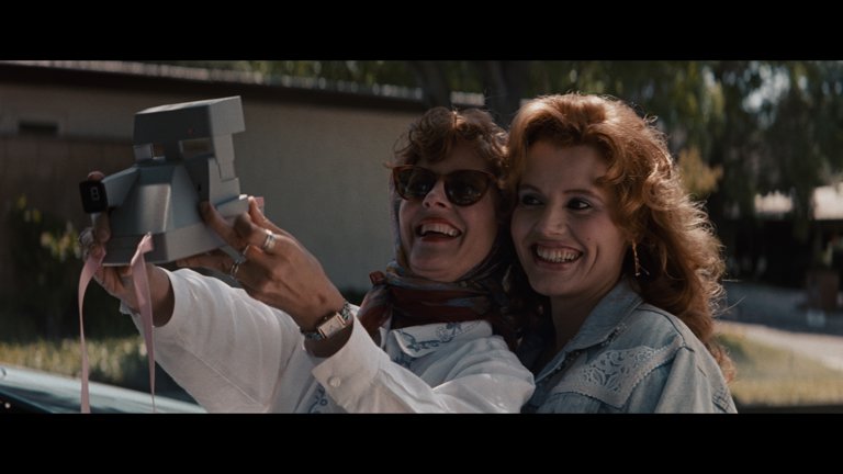 Screen capture from Thelma & Louise