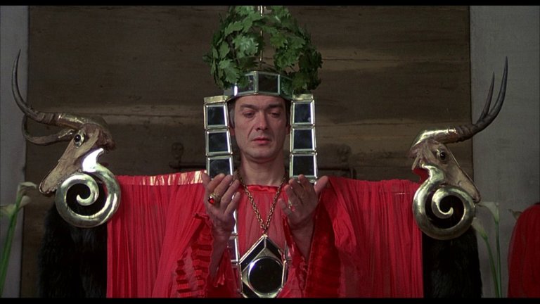 Screen capture from Salo, or the 120 Days of Sodom