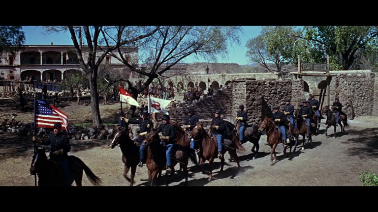 Screen capture from Major Dundee