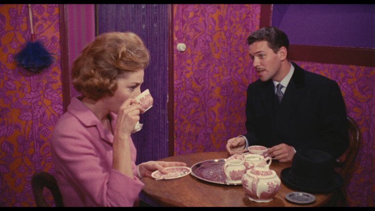 Screen capture from The Umbrellas of Cherbourg