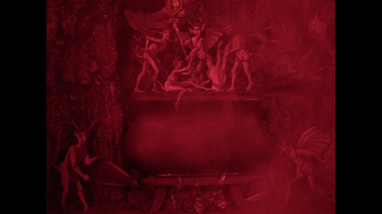 Screen capture from Häxan