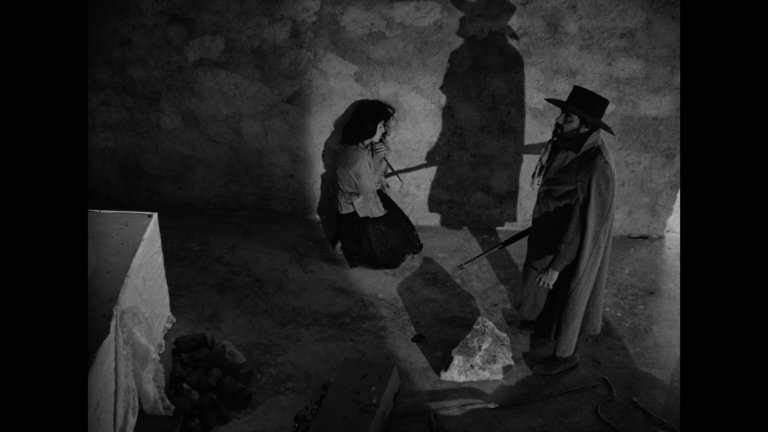 Screen capture from Black God, White Devil