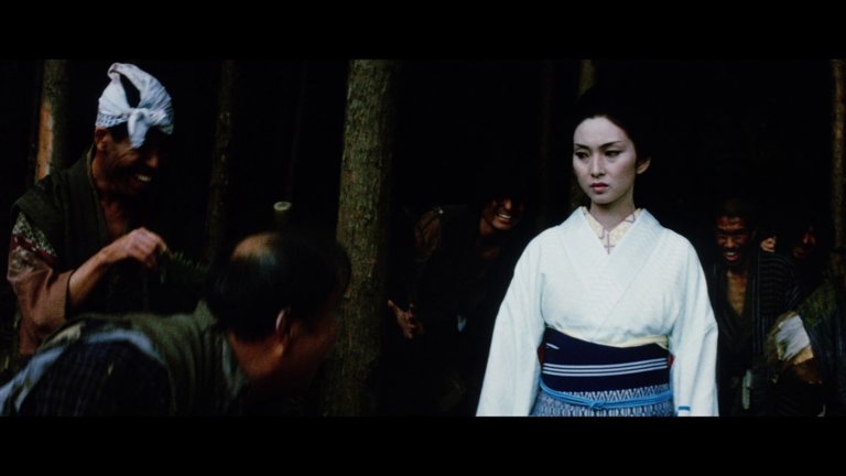 Screen capture from The Complete Lady Snowblood