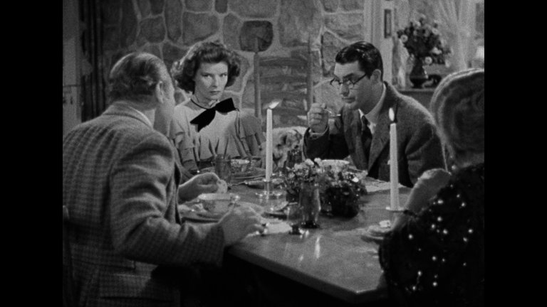 Screen capture from Bringing Up Baby