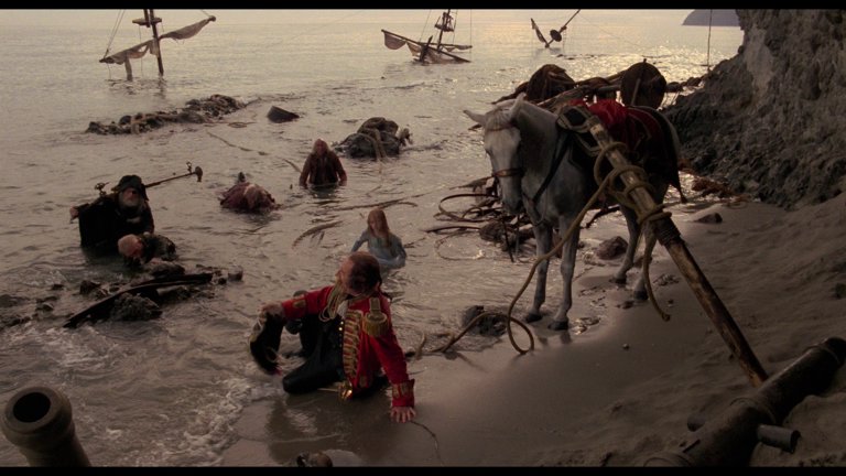 Screen capture from The Adventures of Baron Munchausen