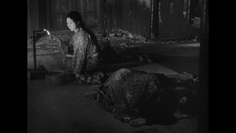 Screen capture from Ugetsu
