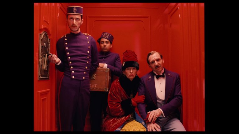 Screen capture from The Grand Budapest Hotel