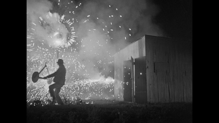 Screen capture from Monsieur Hulot's Holiday