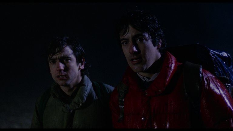 Screen capture from An American Werewolf in London