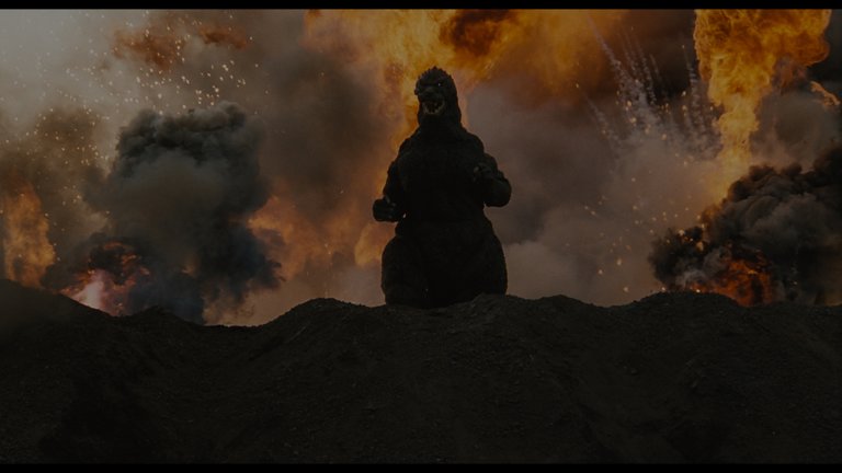 Screen capture from Godzilla vs. Biollante