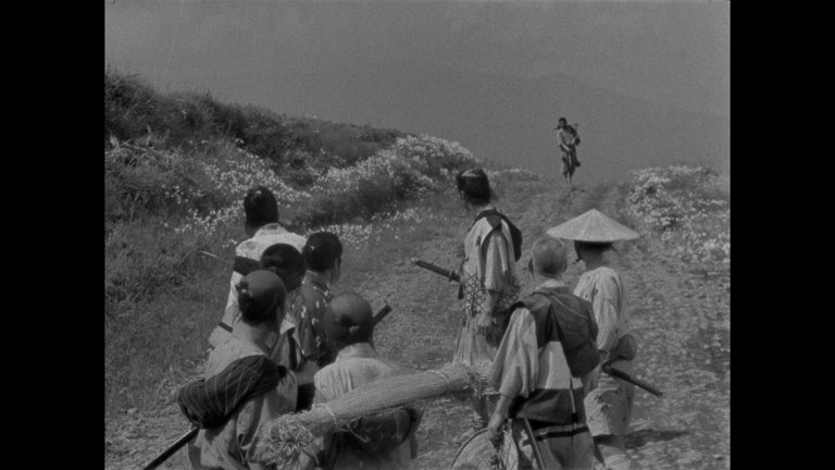 Screen capture from Seven Samurai