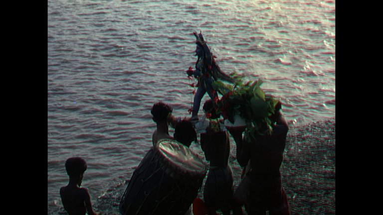 Screen capture from The River