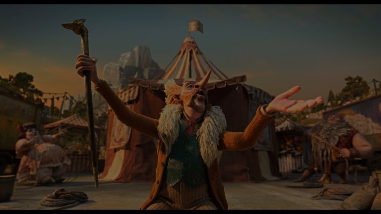 Screen capture from Guillermo del Toro’s Pinocchio