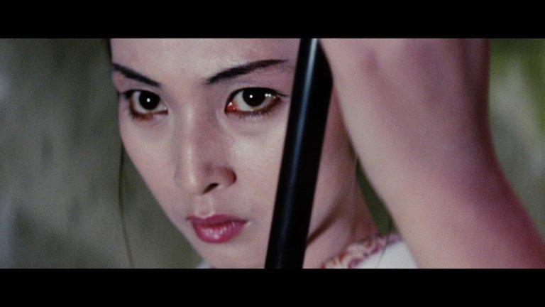 Screen capture from The Complete Lady Snowblood