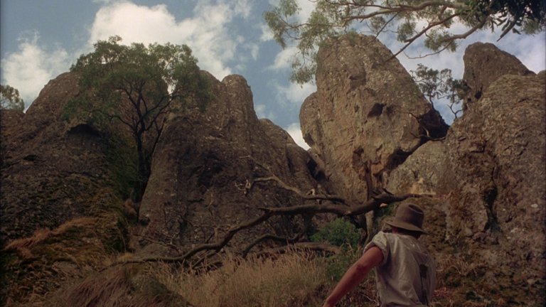 Screen capture from Picnic at Hanging Rock