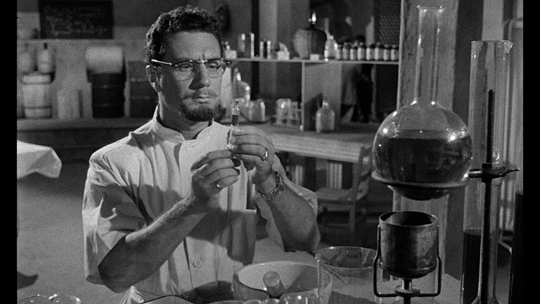 Screen capture from Enter Santo: The First Adventures of the Silver-Masked Man