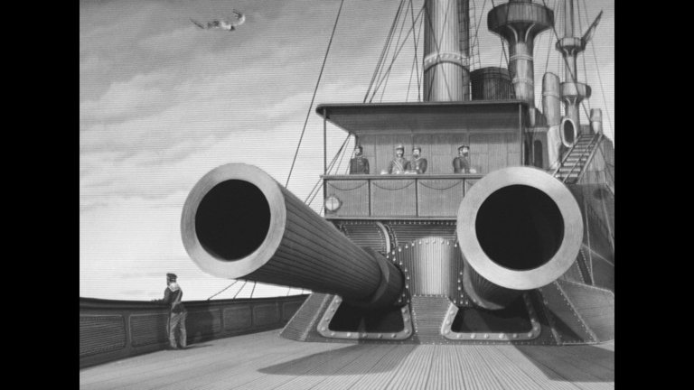 Screen capture from Three Fantastic Journeys by Karel Zeman
