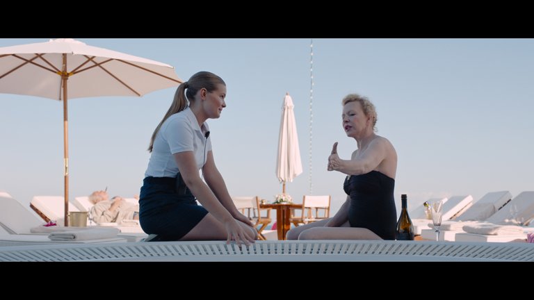 Screen capture from Triangle of Sadness