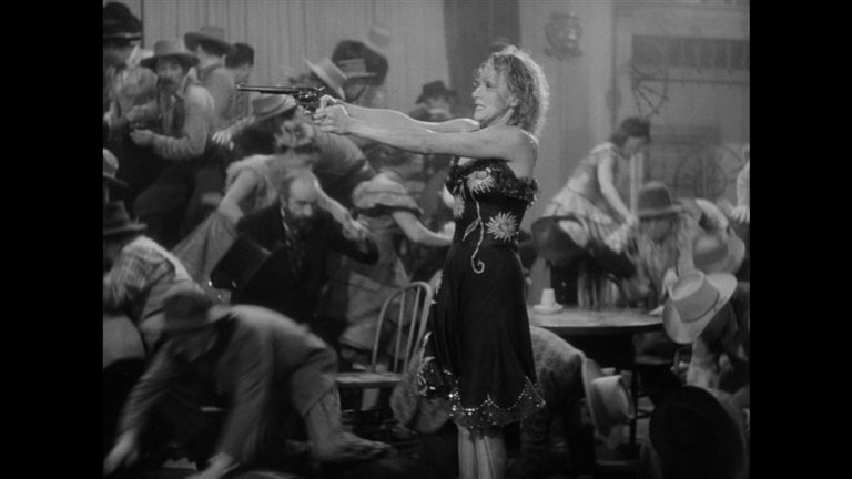 Screen capture from Destry Rides Again