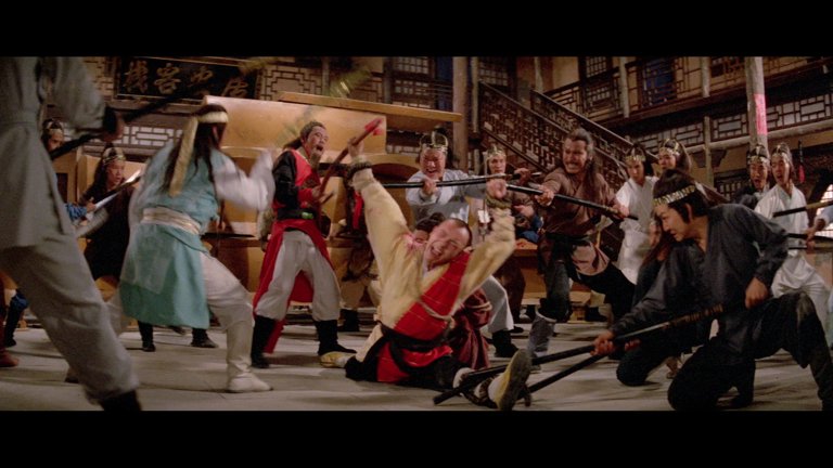 Screen capture from The 8 Diagram Pole Fighter