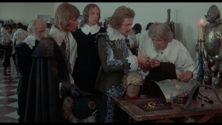 Screen capture from The Three Musketeers / The Four Musketeers: Two Films by Richard Lester