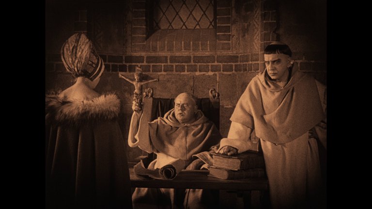 Screen capture from Häxan