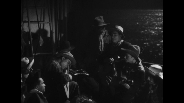 Screen capture from Sambizanga / Prisioneros de la tierra