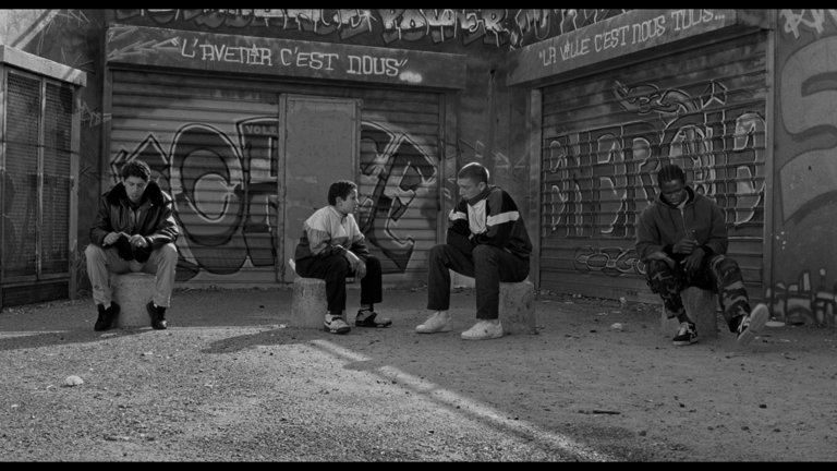 Screen capture from La haine