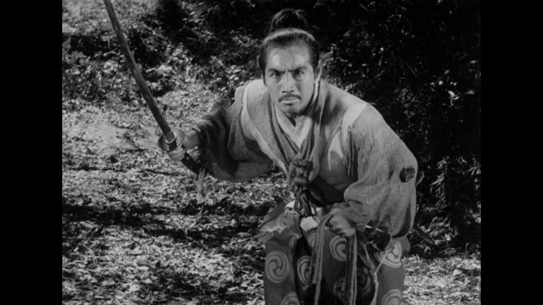 Screen capture from Rashomon