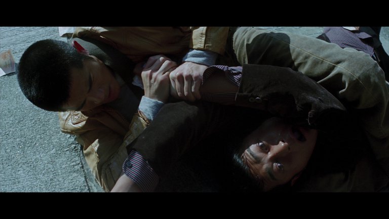 Screen capture from Throw Down
